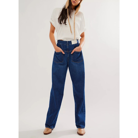 Closed 'Reversed-X' Blue Denim Jeans Size 26 - Picture 1 of 5